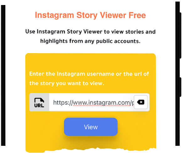View Insta Story without signing in