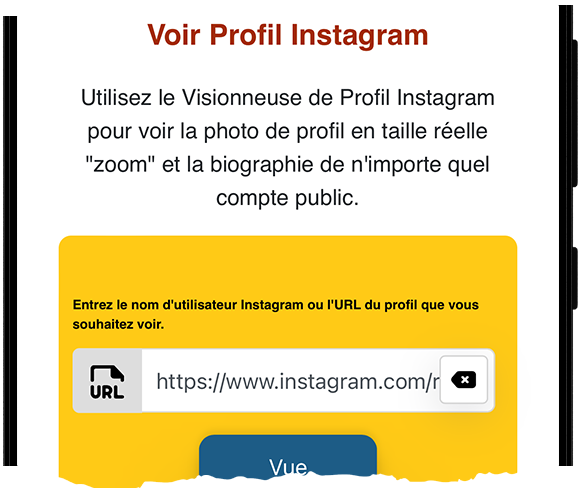 Voir profil Instagram sans compte
