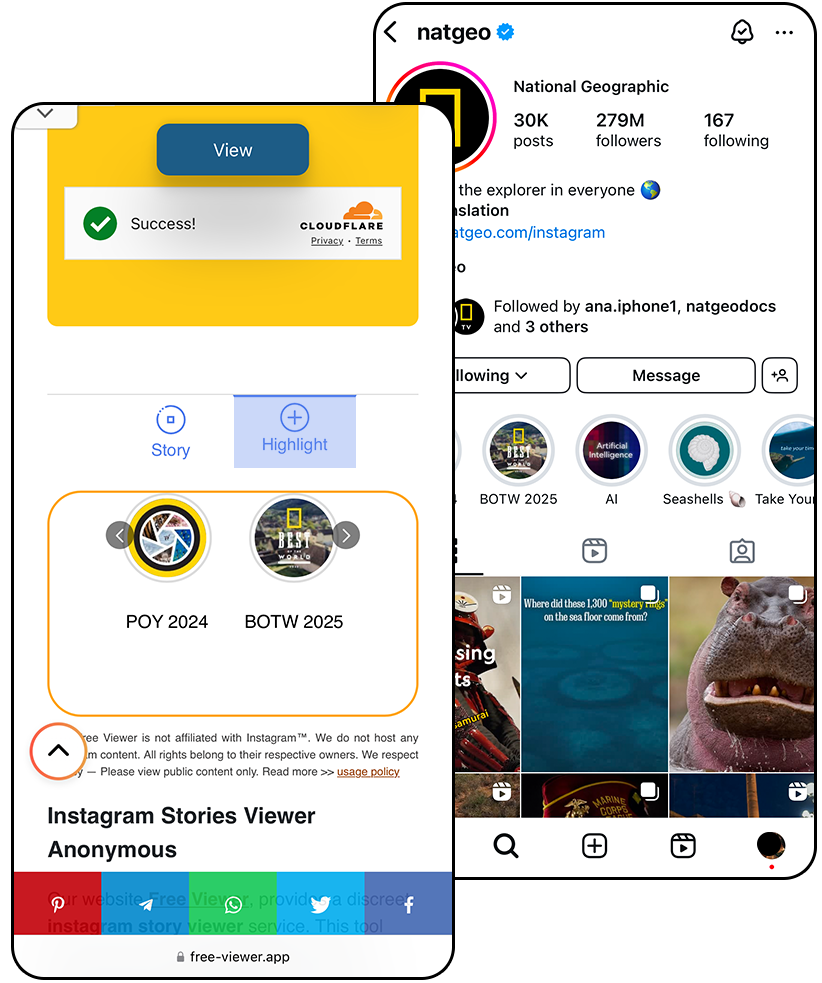 instagram highlights viewer