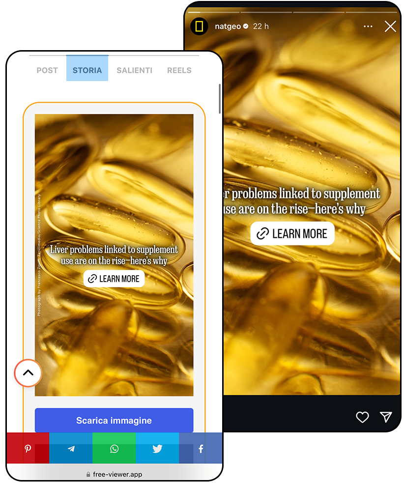 storia instagram Visualizzatore