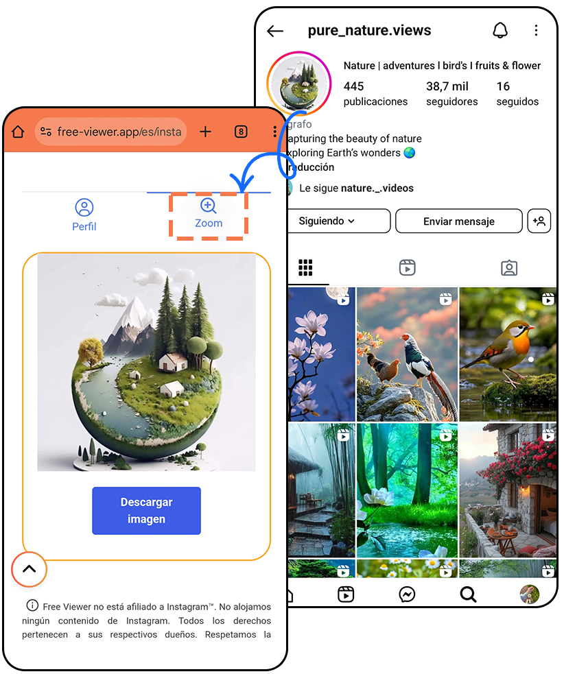 Cómo ver y guardar cualquier foto de perfil en Instagram?