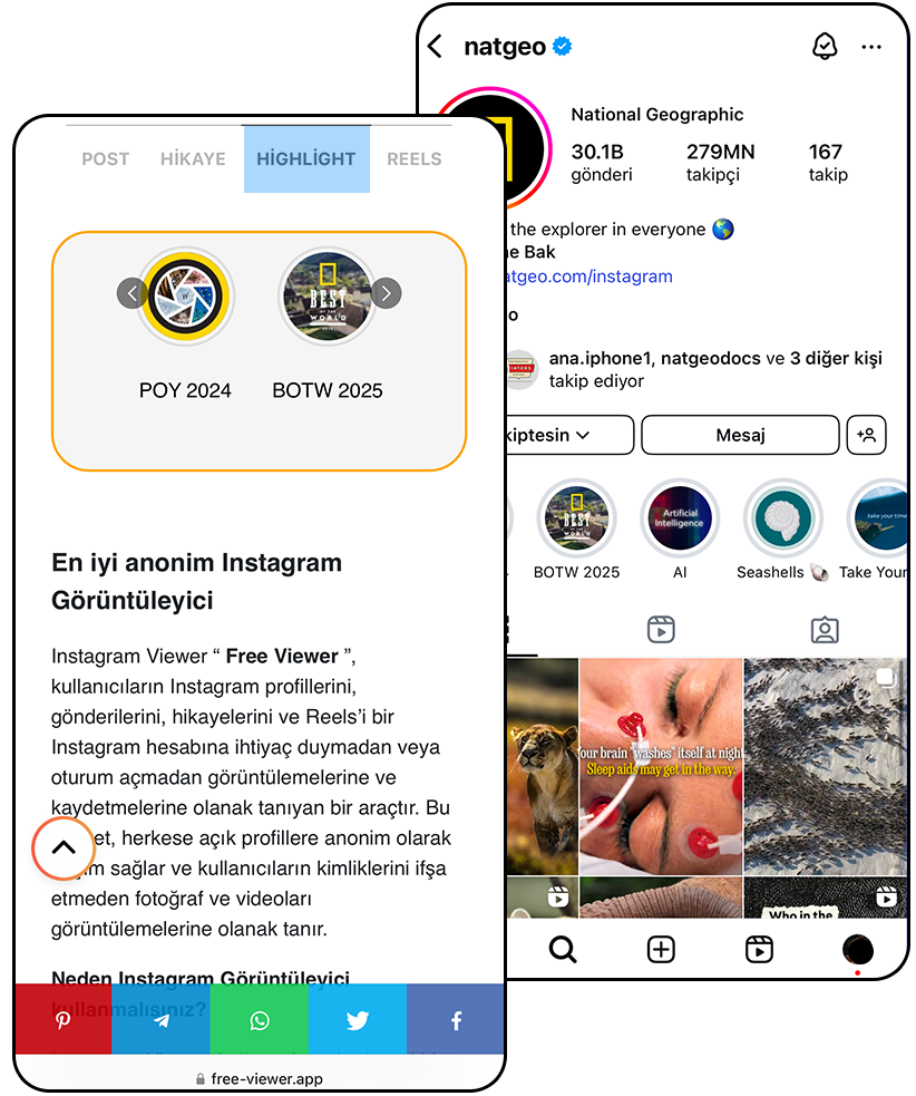 Instagram One Cikanlar Goruntuleyicisi Anonim